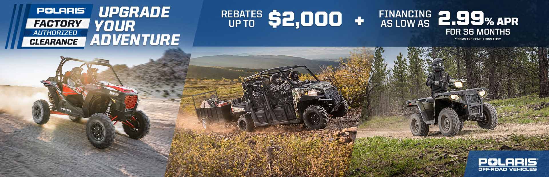 Polaris Industries: Polaris Factory Authorized Clearance Sales Event